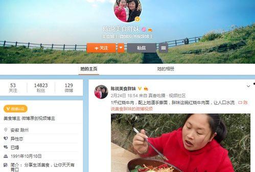 爆料陈说美食胖妹视频,揭秘胖妹视频背后的美食诱惑